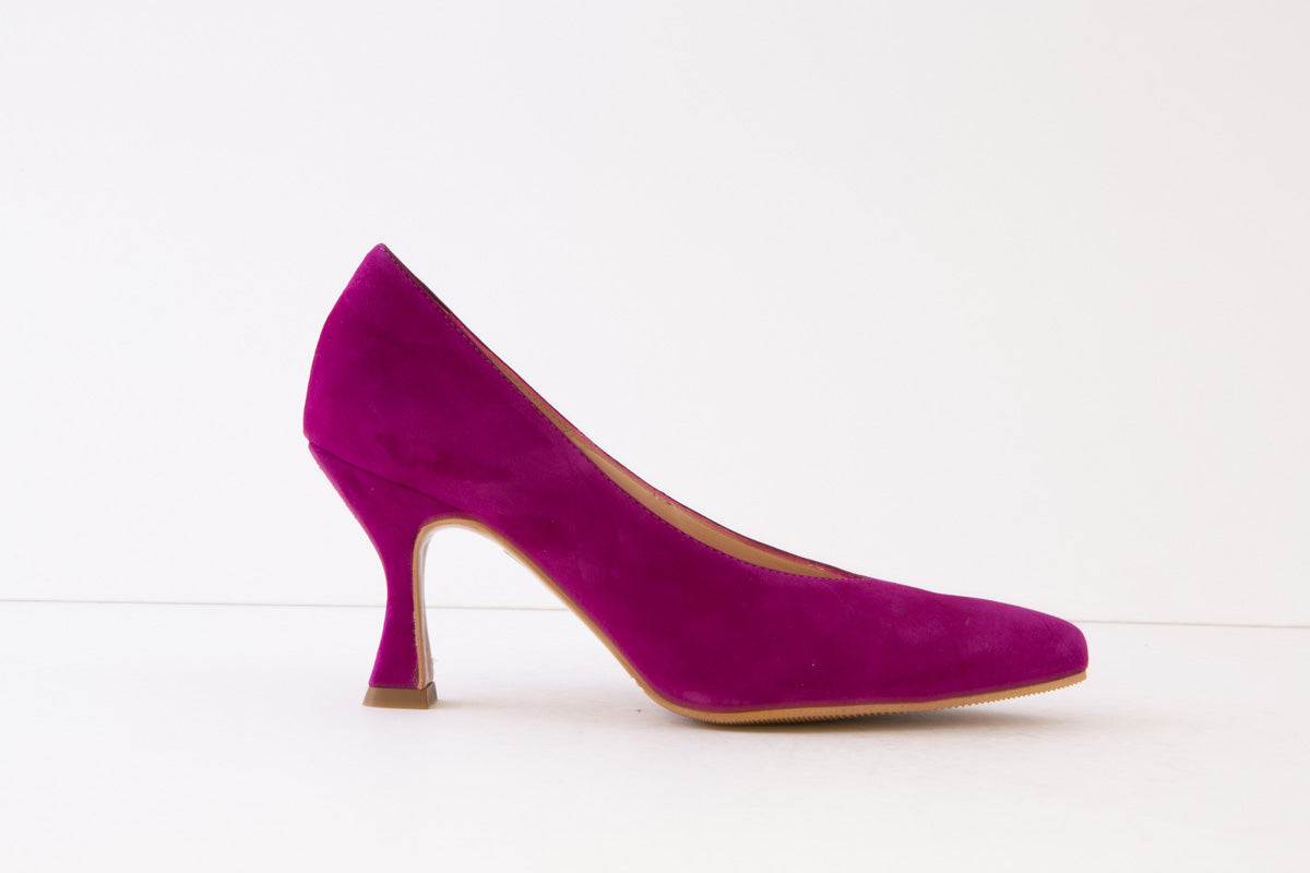 Magenta shoes heels best sale