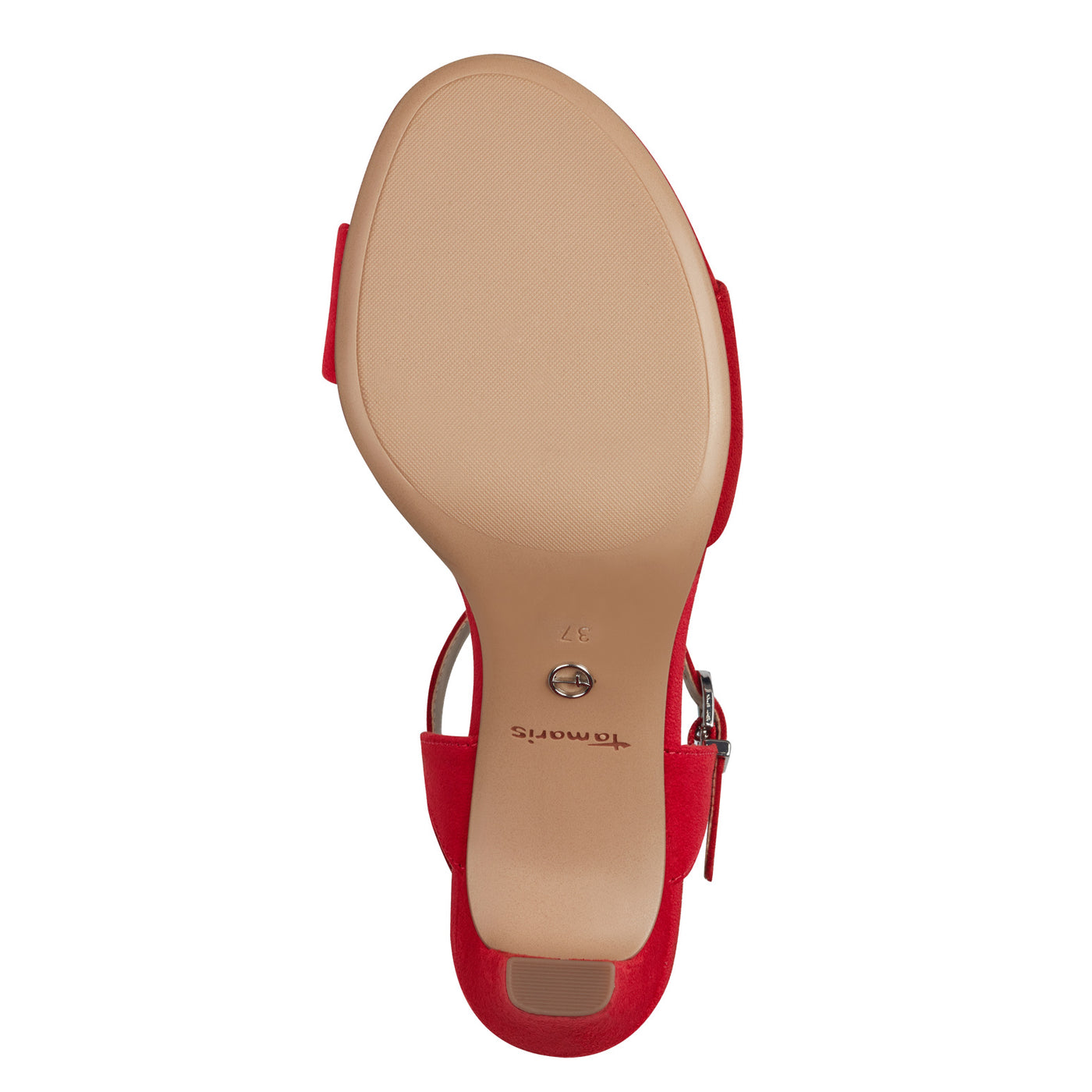 TAMARIS - 28028-500 MEDIUM HEEL SANDAL - RED