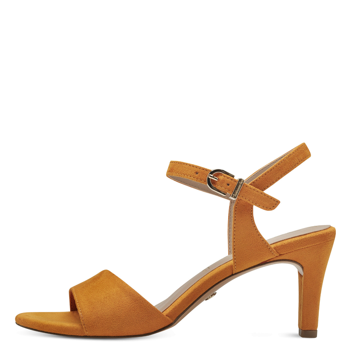 TAMARIS - 28028-609 MEDIUM HEEL SANDAL - ORANGE SUEDE