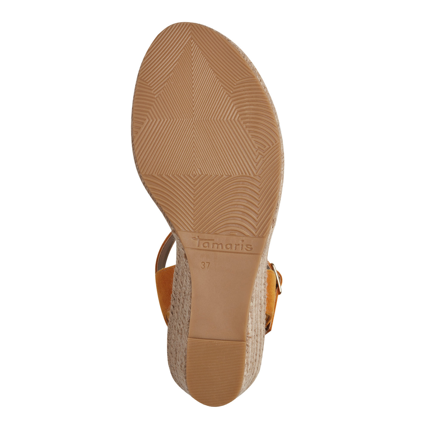 TAMARIS - 28300-609 HIGH WEDGE SANDAL - ORANGE