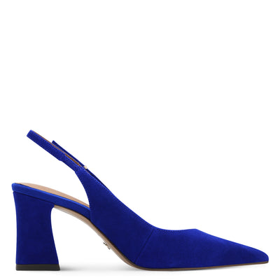 TAMARIS - 29633-187 MEDIUM HEEL SLING-BACK SHOE - ROYAL BLUE