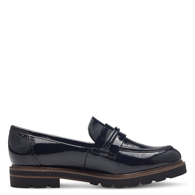 MARCO TOZZI - 24704-826 FLAT LOAFER - NAVY PATENT