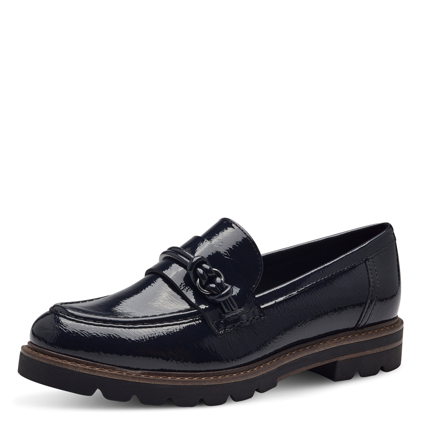 MARCO TOZZI - 24704-826 FLAT LOAFER - NAVY PATENT