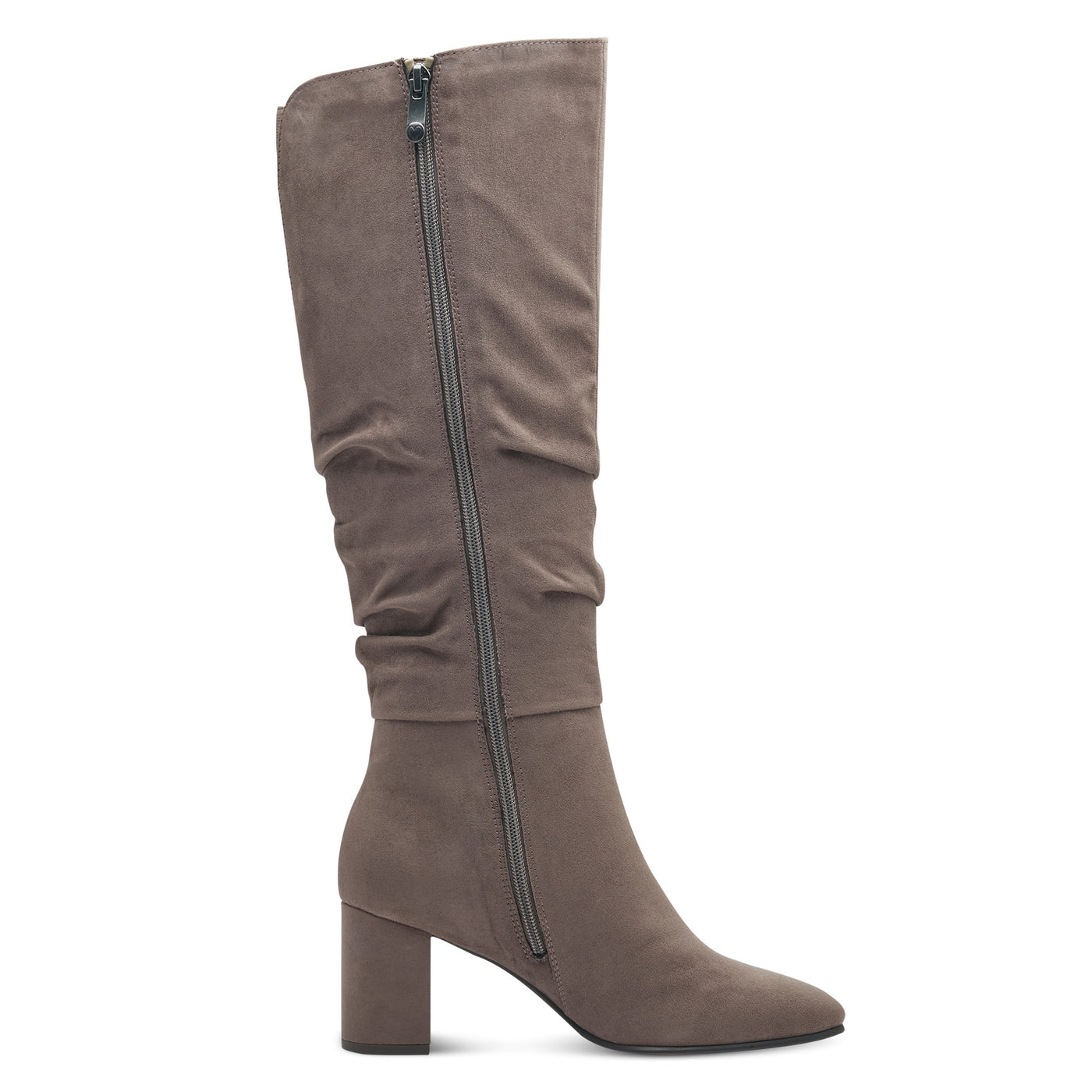 MARCO TOZZI - 25519-324 MEDIUM HEEL FULL LENGTH BOOT - TAUPE