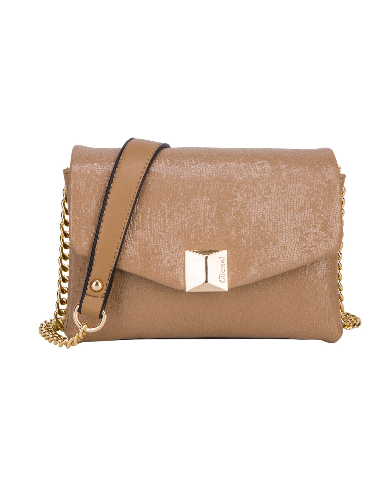 GIONNI - 11G2568 ELECTRA FLAPOVER CROSSBODY BAG - CAMEL – Victor Dwyer ...