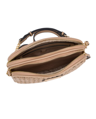 GIONNI - 11G2573 ASTRO TWEED CROSSBODY BAG - BEIGE