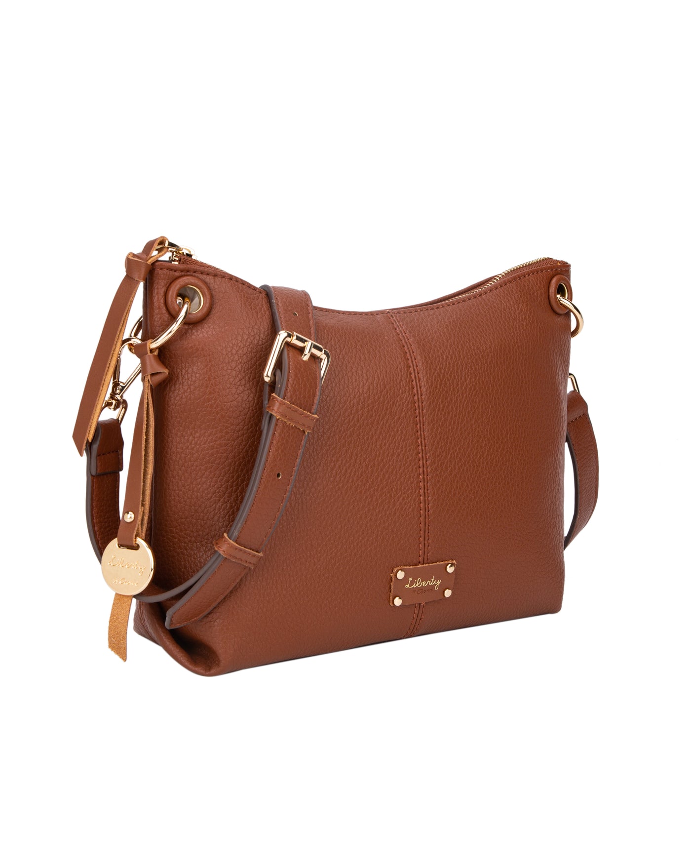 GIONNI LIBERTY - 11GL318 ELARA SOFT CROSSBODY BAG - TAN