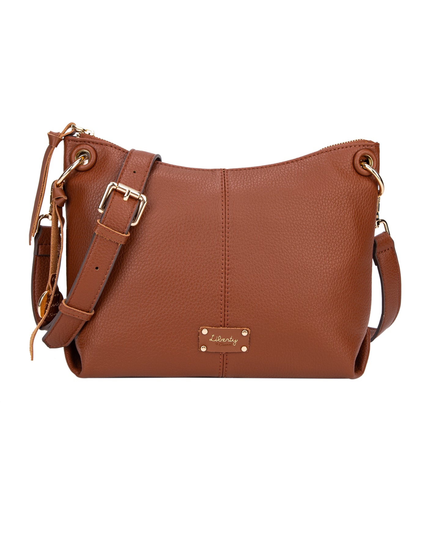 GIONNI LIBERTY - 11GL318 ELARA SOFT CROSSBODY BAG - TAN