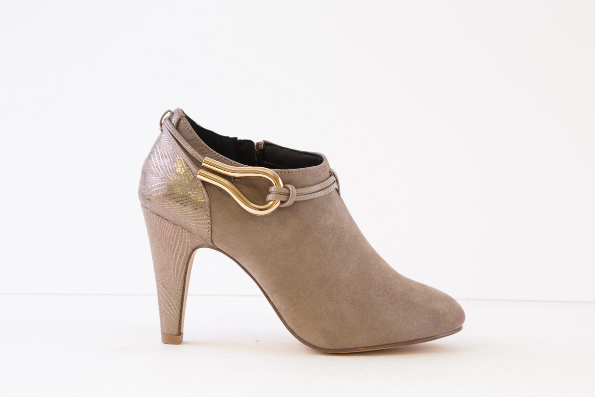 LOTUS - GLORIA HIGH HEEL TROUSER SHOE - TAUPE