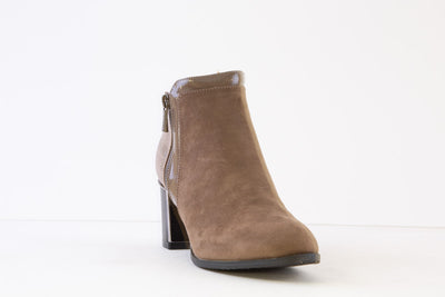 LOTUS - AVRIL MEDIUM HEEL ANKLE BOOT - TAUPE