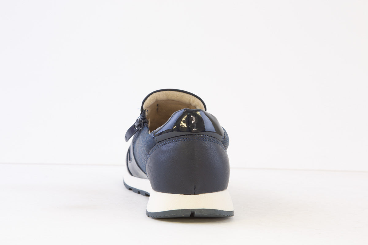 SUSST - DIZZY24 FLAT TWIN ZIP FASHION SHOE - NAVY