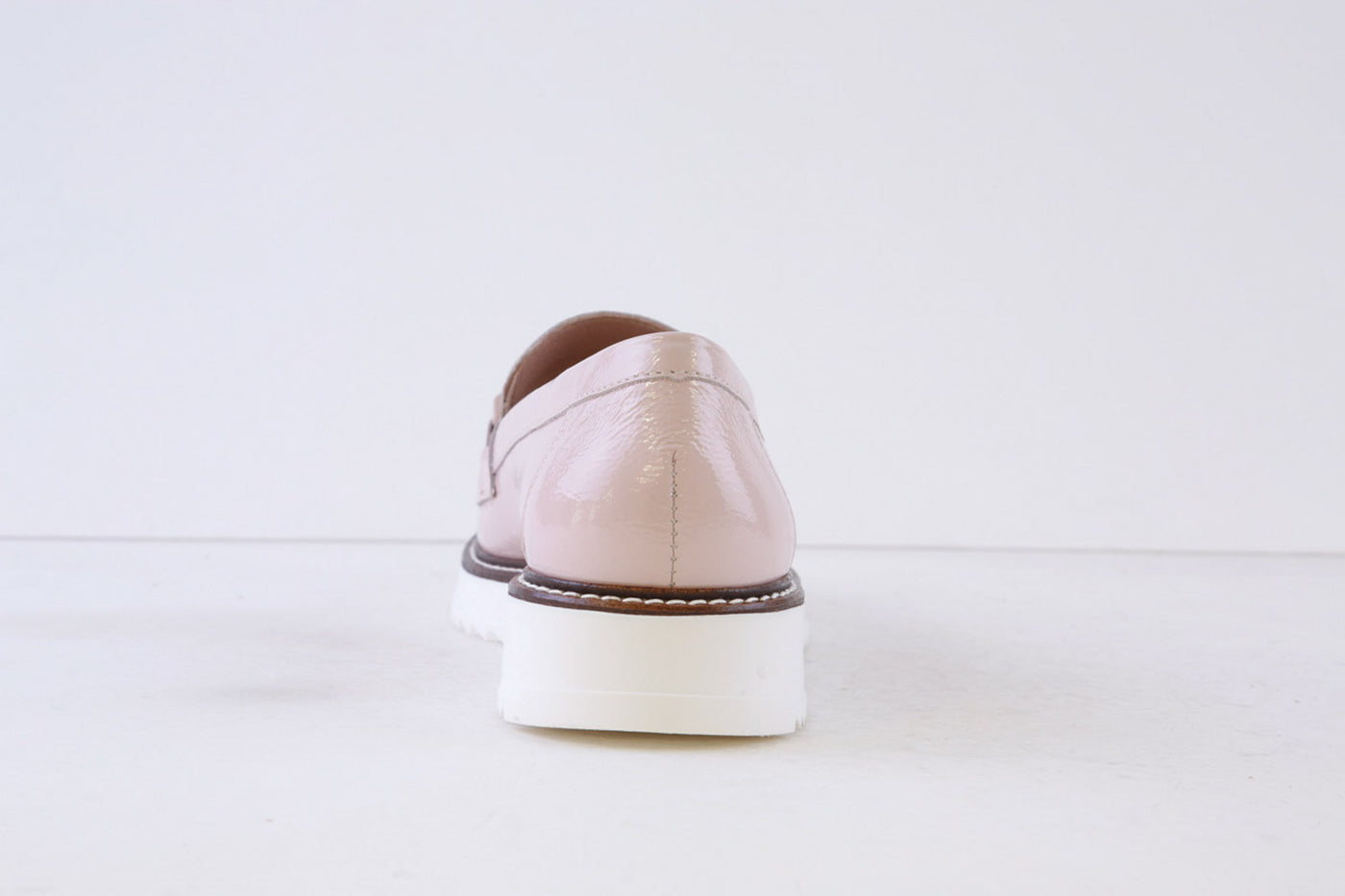 PITILLOS - 5733 LOW WEDGE LOAFER - LIGHT PINK