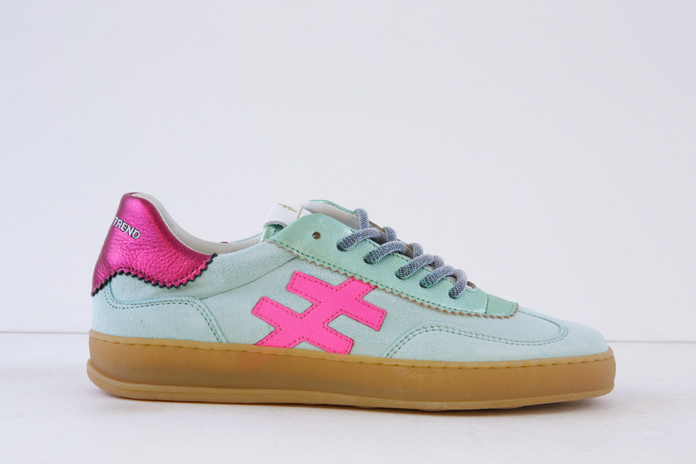 ANOTHER TREND - A032.M3.68 LACED FASHON TRAINER - MINT GREEN