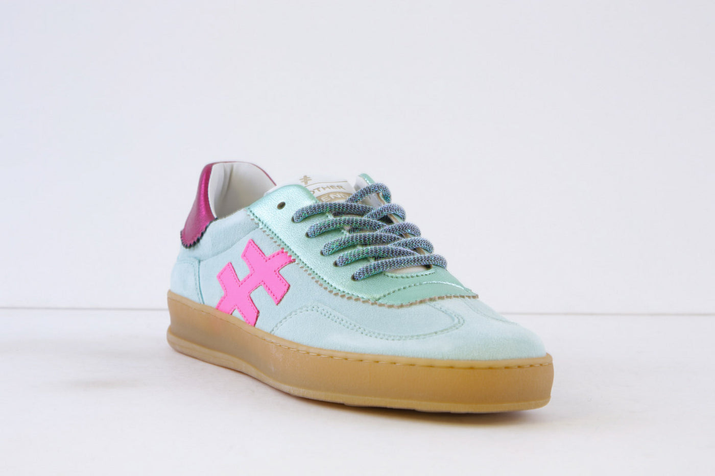 ANOTHER TREND - A032.M3.68 LACED FASHON TRAINER - MINT GREEN