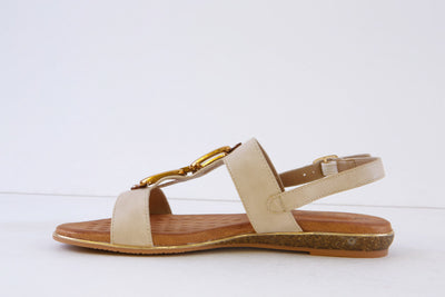 LUNAR - JLH534 DARCY-FLAT FASHION SANDAL - BEIGE