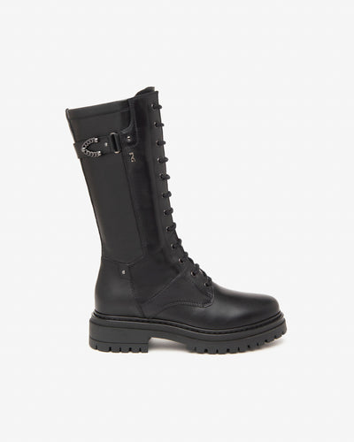 NeroGiardini - I411840D 100 CALF-LENGTH CHUNKY SOLE BOOT - BLACK