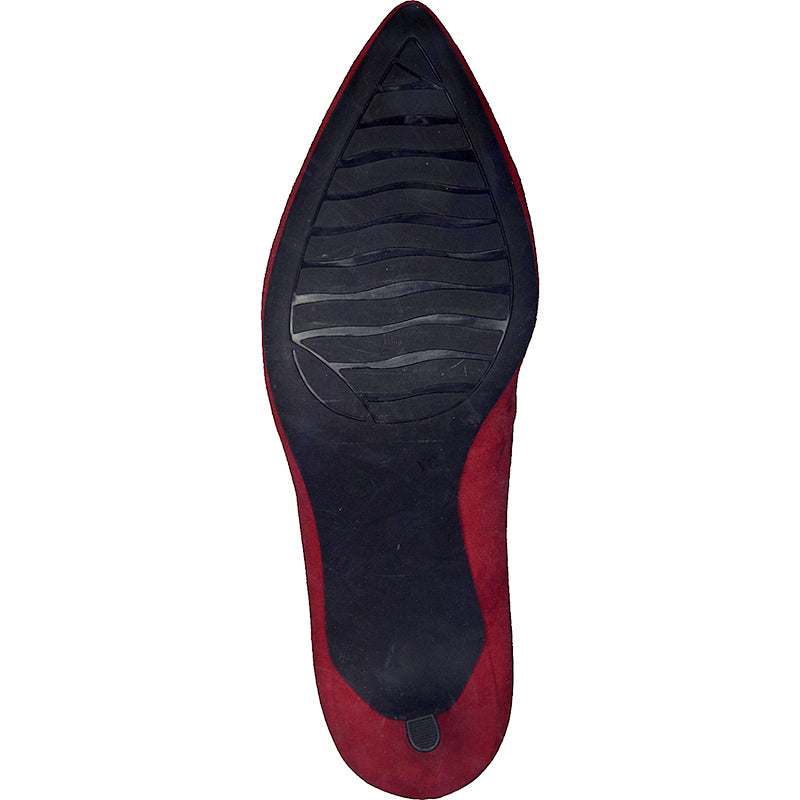 MARCO TOZZI - MEDIUM HEEL COURT SHOE - RED