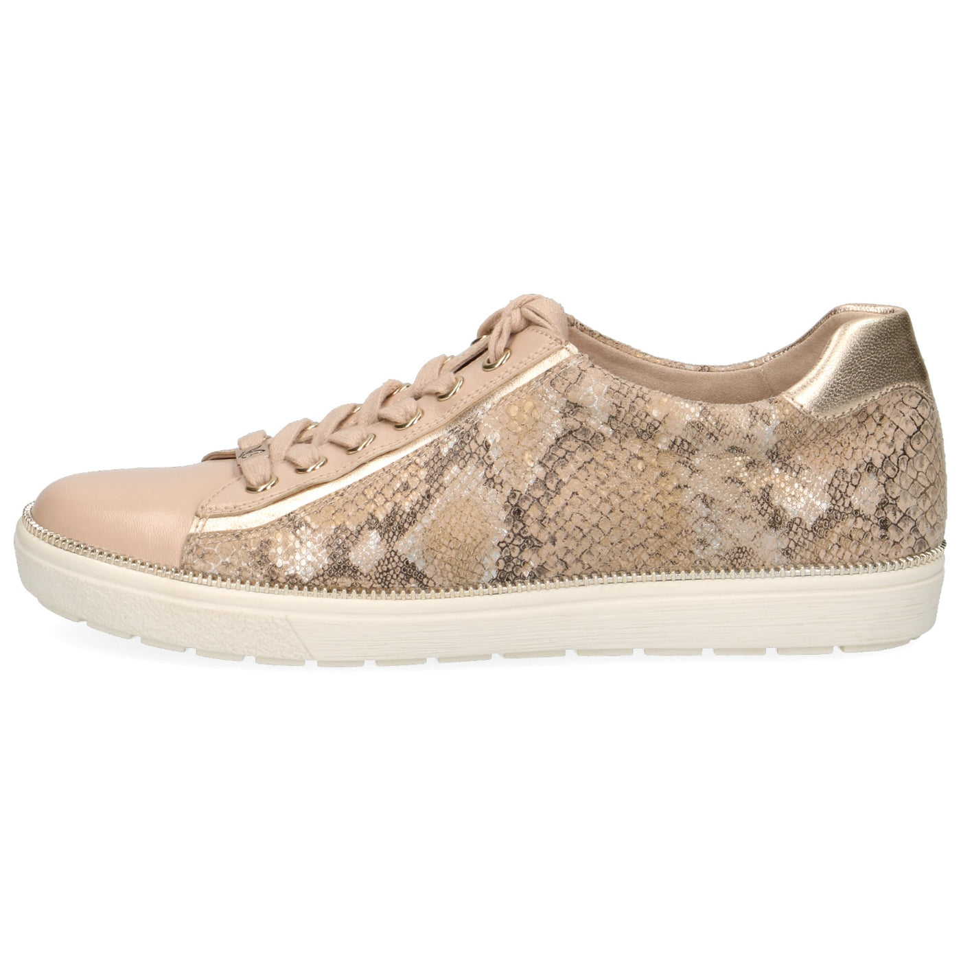 CAPRICE - LACED FASHION SHOE - BEIGE COMB