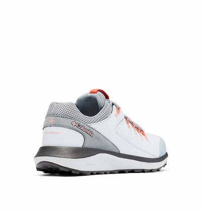 COLUMBIA - TRAILSTORM - WATERPROOF TREKING SHOE - LIGHT GREY/ORANGE