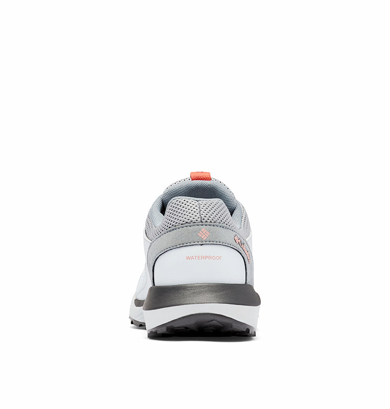 COLUMBIA - TRAILSTORM - WATERPROOF TREKING SHOE - LIGHT GREY/ORANGE