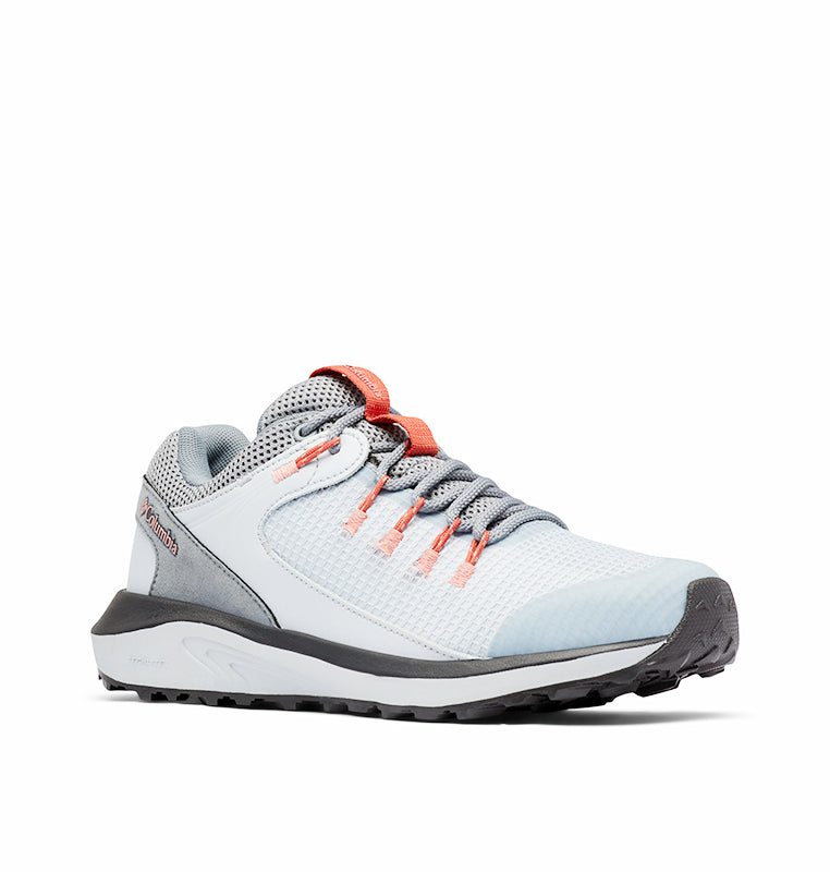 COLUMBIA - TRAILSTORM - WATERPROOF TREKING SHOE - LIGHT GREY/ORANGE