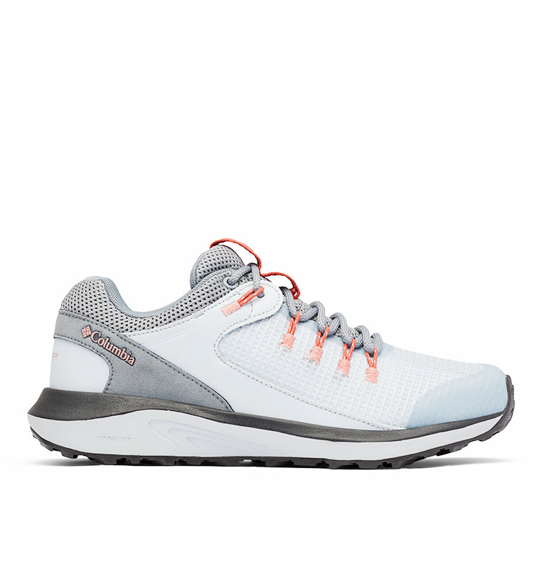 COLUMBIA - TRAILSTORM - WATERPROOF TREKING SHOE - LIGHT GREY/ORANGE