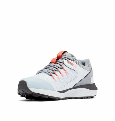 COLUMBIA - TRAILSTORM - WATERPROOF TREKING SHOE - LIGHT GREY/ORANGE