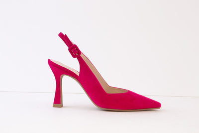 LODI - MODERN HIGH HEEL SLING-BACK SHOE - CERISE PINK