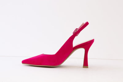 LODI - MODERN HIGH HEEL SLING-BACK SHOE - CERISE PINK