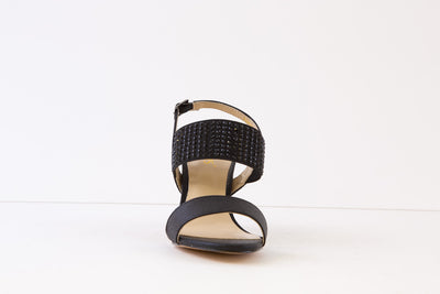 LOTUS - AURORA SLING-BACK SANDAL - BLACK DIAMANTE