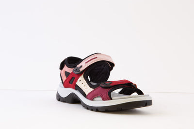 ECCO - 822083 60406 OFFROAD VELCRO COMFORT SANDAL - RED MULTI