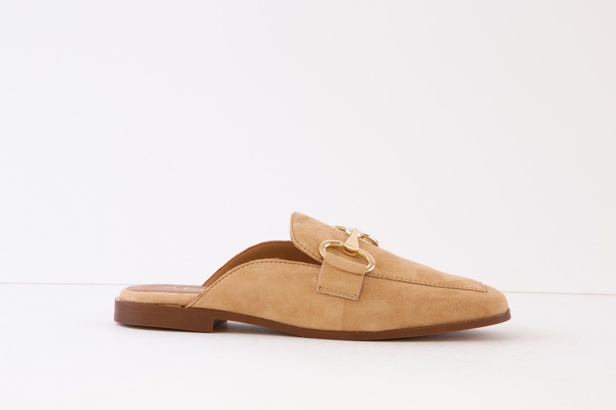 ALPE - 2306 12 60 FLAT FASHION MULE - CAMEL