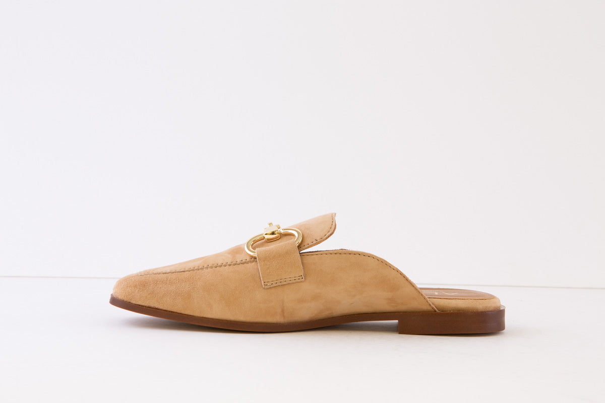 ALPE - 2306 12 60 FLAT FASHION MULE - CAMEL