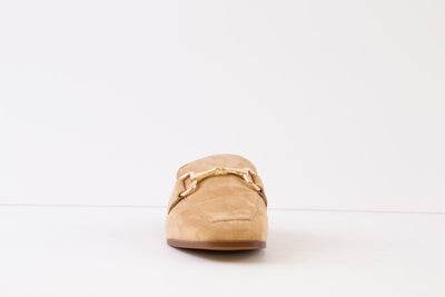 ALPE - 2306 12 60 FLAT FASHION MULE - CAMEL