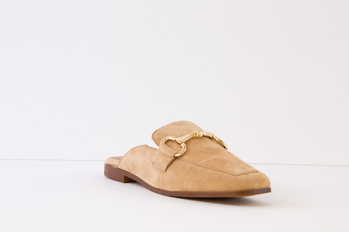 ALPE - 2306 12 60 FLAT FASHION MULE - CAMEL