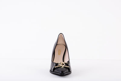 LODI MOSWILL  HIGH HEEL COURT SHOE - BLACK