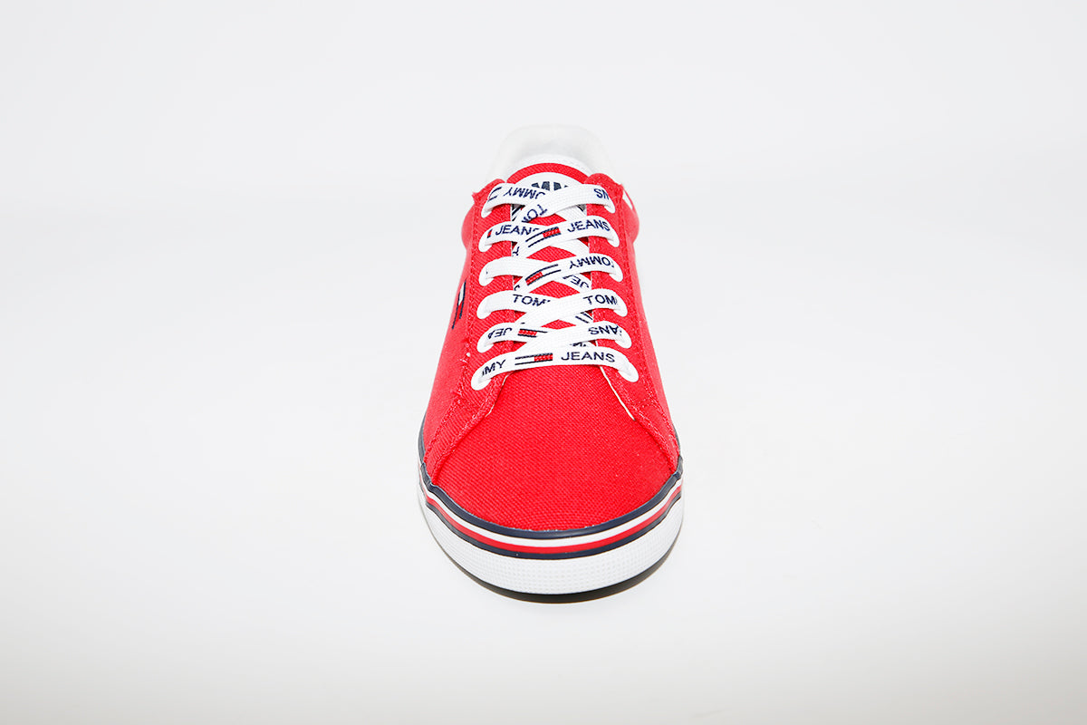 TOMMY HILFIGER - Essential Low-Top Trainers - Red