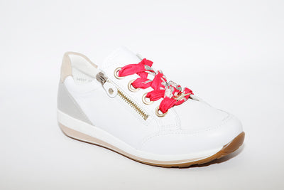 ARA - 34587 A White Leather Sneakers Osaka