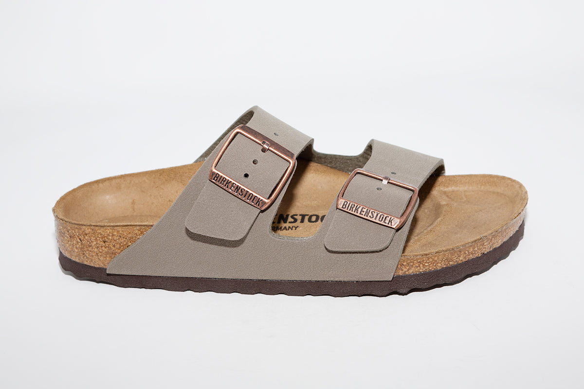 BIRKENSTOCK - ARIZONA LDS FLAT MULE - STONE