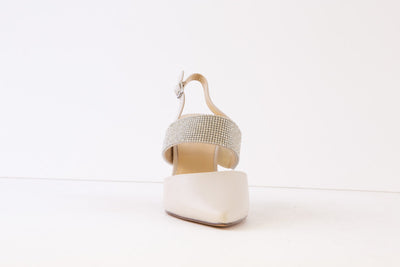 LOTUS - VIOLETTE SLING-BACK SHOE - CREAM DIAMANTE