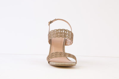 MENBUR - 23652 HIGH HEEL SANDAL - GOLD GLITTER