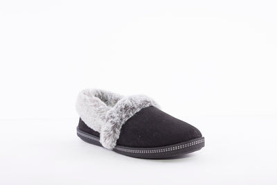 SKECHERS - COZY CAMPFIRE TEAM TOASTY-FULL SLIPPER - BLACK