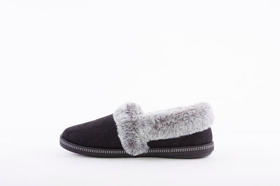 SKECHERS - COZY CAMPFIRE TEAM TOASTY-FULL SLIPPER - BLACK