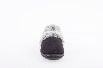 SKECHERS - COZY CAMPFIRE TEAM TOASTY-FULL SLIPPER - BLACK