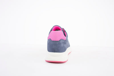 IMAC - 156810 LACE UP FASHION SHOE - NAVY/PINK