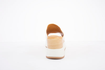 UNISA - KENAN HIGH WEDGE MULE - IVORY