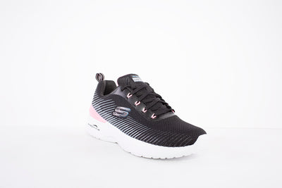 SKECHERS - 149669 SKECH-AIR DYNAMIGHT - LUMINOSITY LADIES LACED TRAINE - BLACK/PINK