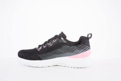 SKECHERS - 149669 SKECH-AIR DYNAMIGHT - LUMINOSITY LADIES LACED TRAINE - BLACK/PINK