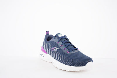 SKECHERS - 149669 SKECH-AIR DYNAMIGHT-LUMINOSITY LADIES LACED TRAINE - NAVY/PINK