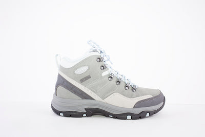 SKECHERS - 158258 TREGO ROCKY MOUNTAIN LACED HIKING BOOT - GREY